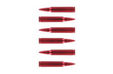 Image of Vector Optics Snap Caps, Rifle, .223 Remington, 6 Rounds/ Pack, w/ Sling, Red, SCSC-01