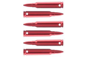Image of Vector Optics Snap Caps, Rifle, .300 AAC Blackout, 6 Rounds/ Pack, w/ Sling, Red, SCSC-03