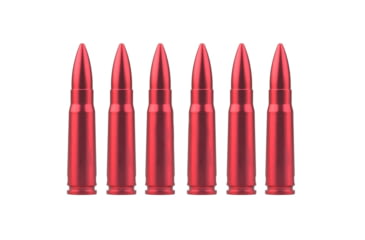 Image of Vector Optics Snap Caps, Rifle, 7.62x39mm, 6 Rounds/ Pack, w/ Sling, Red, SCSC-02