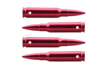 Image of Vector Optics Snap Caps, Rifle, 7.62x51mm NATO, 4 Rounds/ Pack, w/ Sling, Red, SCSC-05