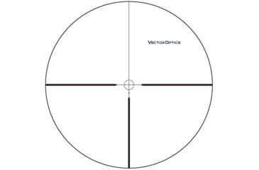 Image of Vector Optics Streak Rifle Scope, 4x22mm, 34mm monotube, R3 Reticle, Black, SCOC-06