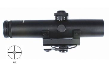 Image of Vector Optics Streak Rifle Scope, 4x22mm, 34mm monotube, R3 Reticle, Black SCOC-06
