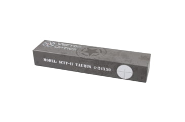 Image of Vector Optics Taurus FFP Rifle Scope, 4-24x50mm, 30mm Monotube, Illuminated, MPX1 Reticle, Black, SCFF-17