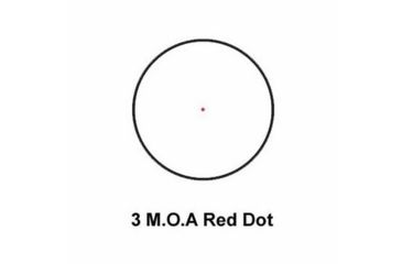 Image of Vector Optics Torrent 1x20mm Red Dot Sight, 6 Levels Red Reticle with 2 levels NV, Black, SCRD-21