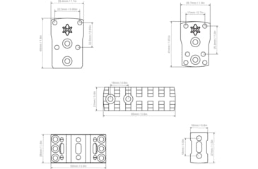 Image of Vector Optics 34mm X-ACCU Mount Assembly Kit