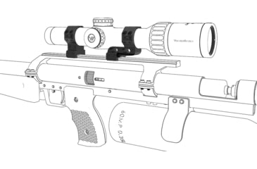 Image of Vector Optics Adjustable Cantilever Weaver Rings