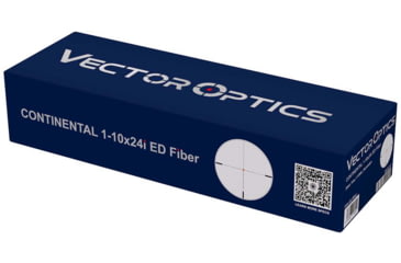 Image of Vector Optics Continental 1-10x24i ED Fiber 30mm Tube Rifle Scope, Second Focal Plane