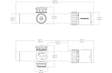 Image of Vector Optics Continental x10 1-10x28 34mm Tube ED CTR Rifle Scope, First Focal Plane
