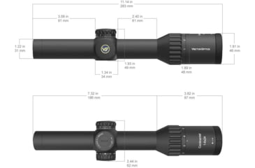 Image of Vector Optics Continental x6 1-6x24i LPVO 30mm Tube Rifle Scope, Second Focal Plane