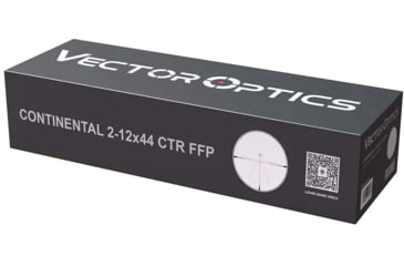 Image of Vector Optics Continental X6 2-12x44 34 mm Tube CTR Rifle Scope, First Focal Plane