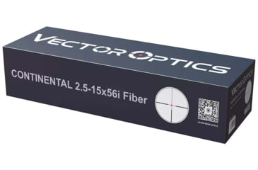 Image of Vector Optics Continental X6 2.5-15x56 30 mm Tube Fiber Rifle Scope, Second Focal Plane