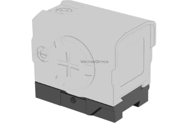 Image of Vector Optics Enclosed Low Dovetail Red Dot Sight Mount