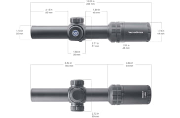 Image of Vector Optics Grizzly 1-4x24mm 30mm Tube Rifle Scope, Second Focal Plane