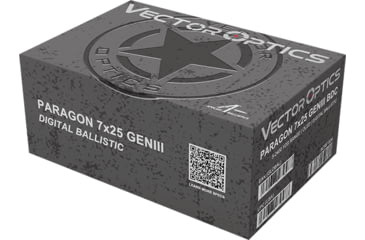 Image of Vector Optics Paragon 7x25 GenIII BDC Digital Ballistic Laser, Black, SCRF-S24