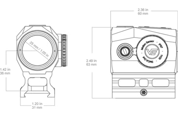 Image of Vector Optics Scrapper 1x25 MICRO Red Dot Sight