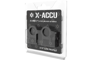 Image of Vector Optics Steel Weaver Quick Release Rings, Low Profile