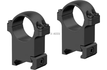 Image of Vector Optics Steel Weaver Scope Rings, 1.25 in High Profile