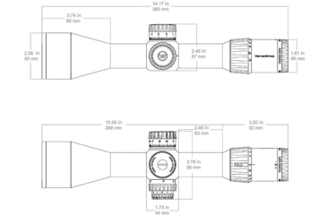 Image of Vector Optics Tauron 3-24x56 34mm Tube ED Rifle Scope, Second Focal Plane