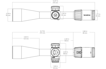 Image of Vector Optics Tauron 4-24x50mm 30mm Tube Rifle Scope, First Focal Plane