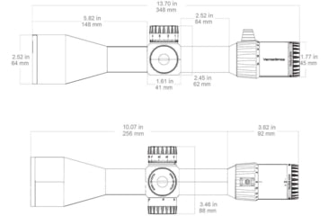 Image of Vector Optics Tauron GenII 3-24x56mm 34mm Tube ED Rifle Scope, First Focal Plane