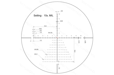 Image of Vector Optics Veyron Plus 10x30mm 30mm Tube Zero Rifle Scope, Second Focal Plane