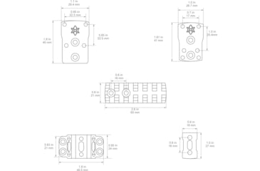 Image of Vector Optics X-Accu Mount Assembly Kit, 4 Holes
