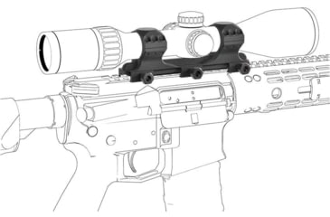 Image of Vector Optics X-Accu One Piece High Profile Picatinny Mount, 30mm