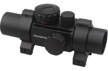 Image of Vector Optics Vicoptics Red Dot Sight, 1x30mm, 4 Red/ Green Reticles, 6061-T6, Black, RDSL07