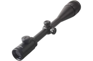 Image of EDEMO Demo, VictOptics AOE Rifle Scope, 10-40x50mm, Second Focal Plane, 1-inch Tube, Range Finder Red/ Green Illuminated Reticle, 6061-T6, Black, OPSL05, EDEMO1
