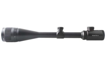 Image of EDEMO Demo, VictOptics AOE Rifle Scope, 10-40x50mm, Second Focal Plane, 1-inch Tube, Range Finder Red/ Green Illuminated Reticle, 6061-T6, Black, OPSL05, EDEMO1