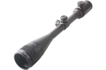 Image of EDEMO Demo, VictOptics AOE Rifle Scope, 10-40x50mm, Second Focal Plane, 1-inch Tube, Range Finder Red/ Green Illuminated Reticle, 6061-T6, Black, OPSL05, EDEMO1