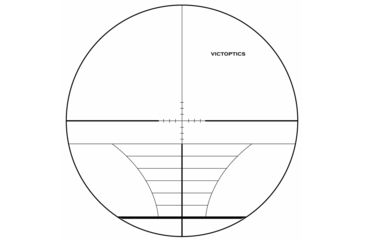 Image of VictOptics AOE Rifle Scope, 2-6x32mm, Second Focal Plane, 1-inch Tube, Range Finder Non-Illuminated Reticle, 6061-T6, Black, OPSL09