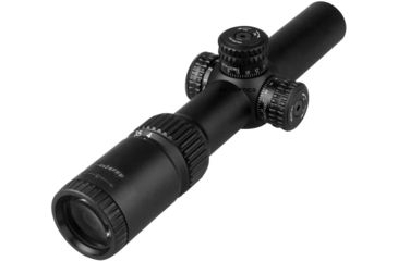 Image of VictOptics Rifle Scope, 1-4x24mm, First Focal Plane, 1-inch Tube, VIR-01 Red/ Green Illuminated Reticle, 6061-T6, Black, FFSL01