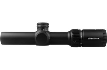 Image of VictOptics Rifle Scope, 1-4x24mm, First Focal Plane, 1-inch Tube, VIR-01 Red/ Green Illuminated Reticle, 6061-T6, Black, FFSL01