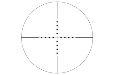 Image of VictOptics Rifle Scope, 1-4x24mm, Second Focal Plane, 1-inch Tube, Mil-Dot Non-Illuminated Reticle, 6061-T6, Black, OPSL03