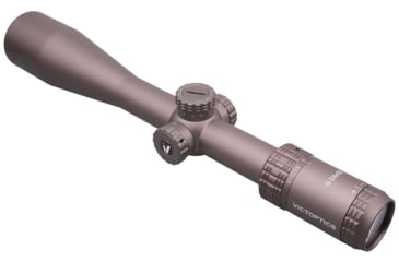 Image of EDEMO Vector Optics Victoptics S4 Rifle Scope, 6-24x50mm, 30mm Tube, FFP, VIS-FMIL Etched Glass Reticle, Coyote FDE, Black, OPSL27, EDEMO2