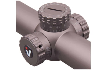 Image of EDEMO Vector Optics Victoptics S4 Rifle Scope, 6-24x50mm, 30mm Tube, FFP, VIS-FMIL Etched Glass Reticle, Coyote FDE, Black, OPSL27, EDEMO2