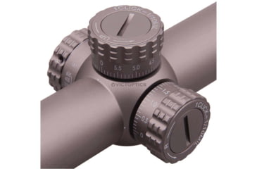 Image of EDEMO Vector Optics Victoptics S4 Rifle Scope, 6-24x50mm, 30mm Tube, FFP, VIS-FMIL Etched Glass Reticle, Coyote FDE, Black, OPSL27, EDEMO2