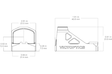 Image of VictOptics V3 1x16x20 Red Dot Sight