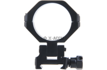 Image of Vector Optics X-Accu 34mm Adjustable Elevation Picatinny Rings, 1913 Picatinny Mount, Black Matte, Chorme, XASR-3050