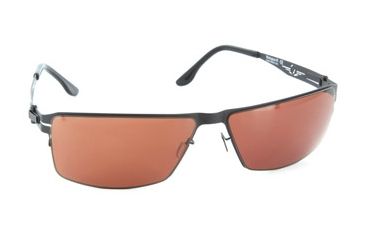 Image of VedaloHD Bologna Sunglasses - Black Frame, Copper Rose Lenses 8072
