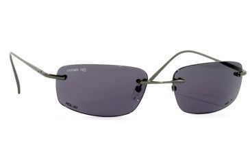 Image of VedaloHD Rapallo Sunglasses, Gun Barrel Grey Frame, Smoke Lenses 8038