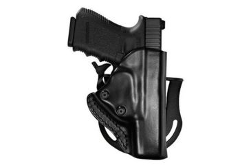 Image of Vega Holsters Belt Leather  Holster Auto Safety System, Black Leather, Beretta 92/98 SU100
