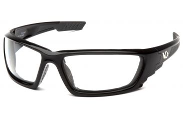 Image of Venture Gear Brevard Safety Glasses - Clear Anti-fog Lens, Shiny Black Frame, VGSB1010DT