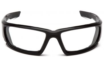 Image of Venture Gear Brevard Safety Glasses - Clear Anti-fog Lens, Shiny Black Frame, VGSB1010DT