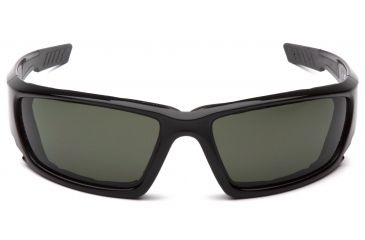 Image of Venture Gear Brevard Safety Glasses - Forest Gray Anti-Fog Lens, Shiny Black Frame, VGSB1026DT