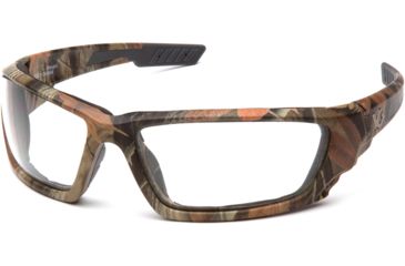 Image of Venture Gear Brevard Safety Glasses w/Clear Anti-Fog Lens, Camo, VGSCM1010DTB