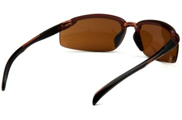 Image of Venture Gear Waverton Safety Glasses w/Bronze Lens, Brown, VGSBR1118DB