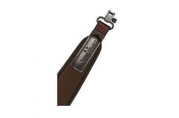 Image of Vero Vellini Premium Leather/Neoprene Rifle Sling w/Uncle Mikes QD Swivels, Brown V17430