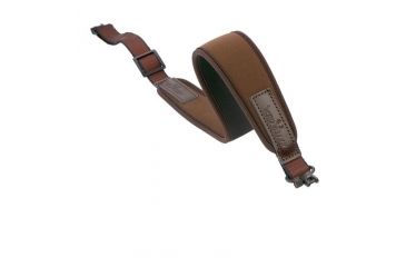Image of Vero Vellini Premium Leather/Neoprene Rifle Sling w/Uncle Mikes QD Swivels, Brown V17430